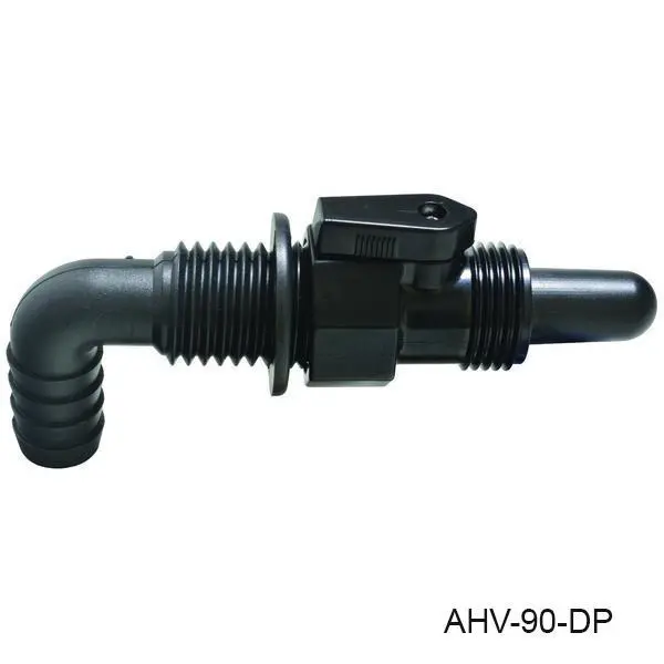 T-H Marine 3/4" Barbed 90 Degree Aerator Spray Head / Shut-Off Valve Ahv-90-Dp 1