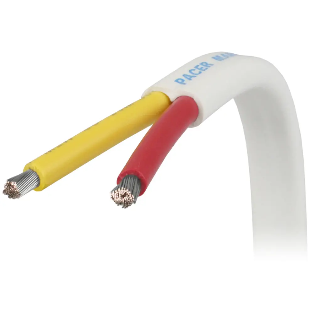 Pacer 16/2 Awg Safety Duplex Cable - Flat Cable - Red/Yellow - 500' [W16/2Ryw-500] 1