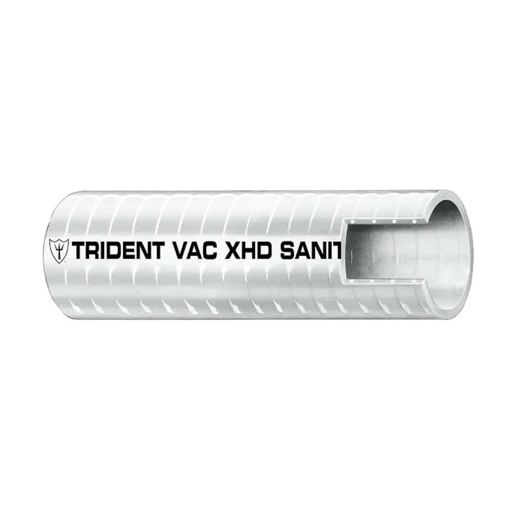 Trident Marine 1-1/2" X 50 Box Vac Xhd Sanitation Hose - Hard Pvc Helix - White [148-1126] 1