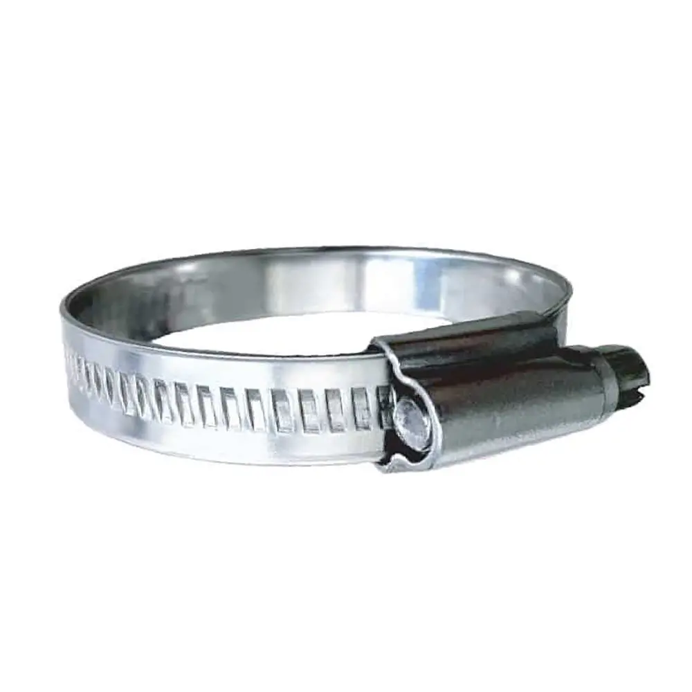 Trident Marine 316 Ss Non-Perforated Worm Gear Hose Clamp - 15/32" Band - (1-1/4"  1-3/4") Clamping Range - 10-Pack - Sae Size 20 [710-1141] 1