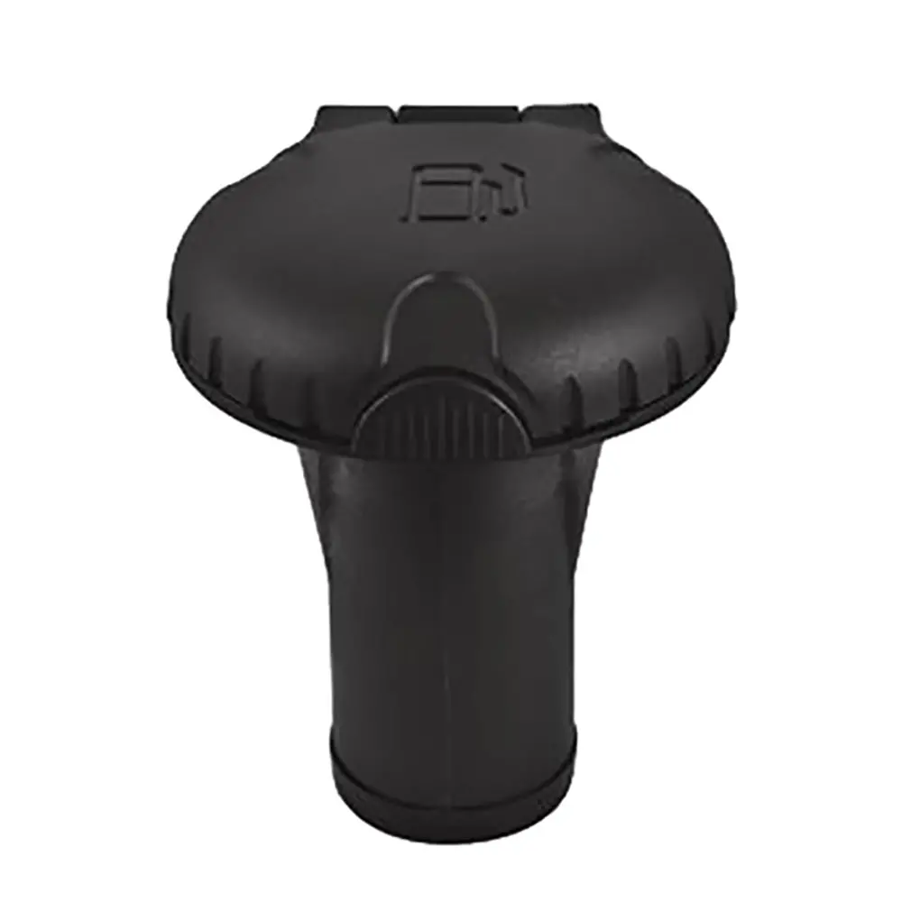 Attwood Deck Fills F/Pressure Relief Systems - Straight Body - Scalloped Black Plastic Cap [99Dfpvsb1s] 1