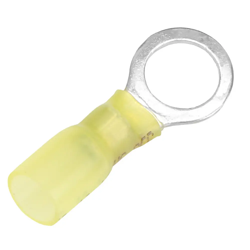 Pacer 12-10 Awg Heat Shrink Ring Terminal - 3/8" Stud Size - 25 Pack [Te10-38R-25] 1