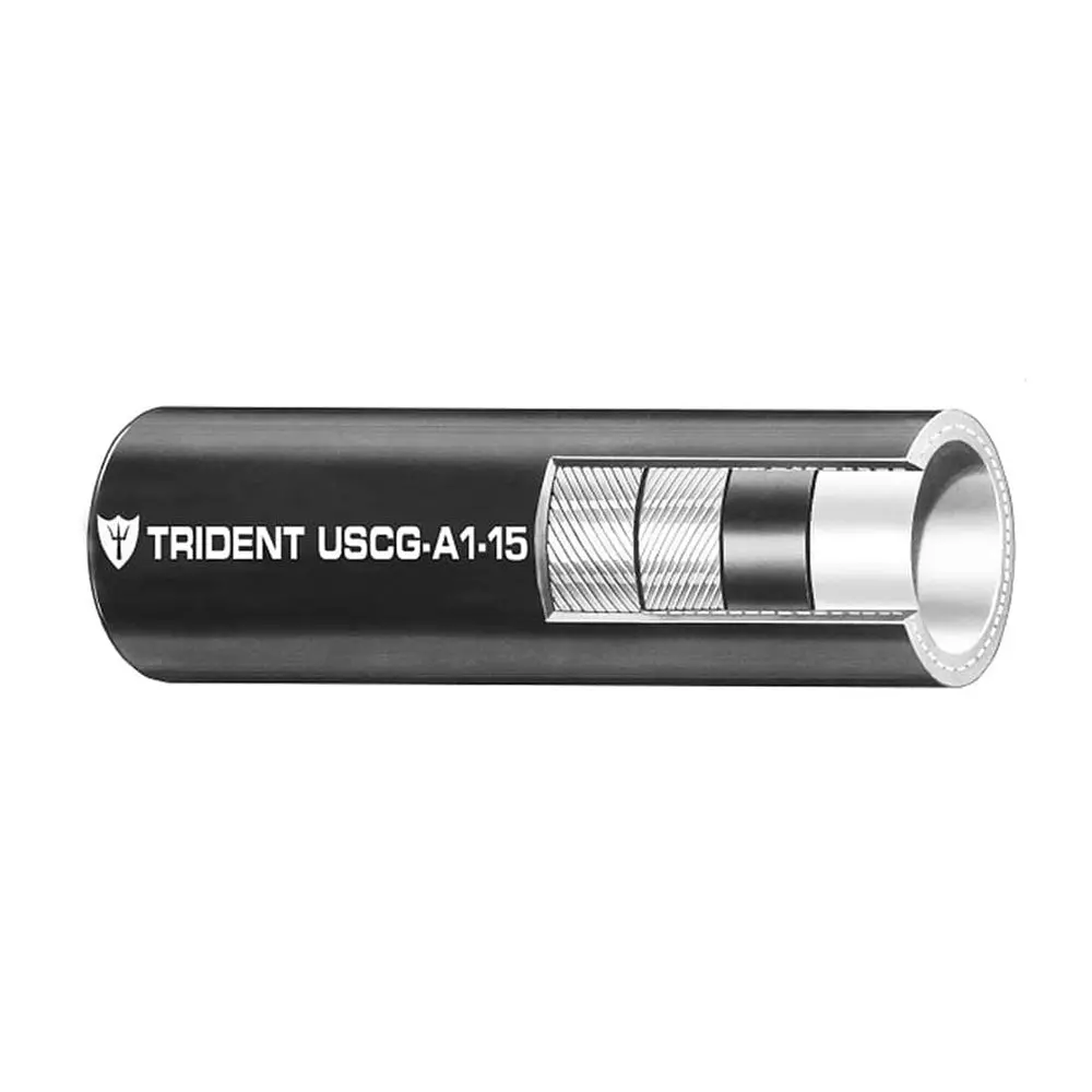 Trident Marine 5/16" Low Permeation Type A1-15 Fuel Line Hose - Black - Sold By The Foot [365-0566-Ft] 1