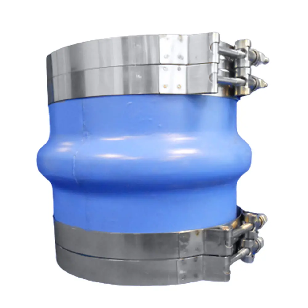 Trident Marine 4" Id Blue Silicone Molded Wet Exhaust Hump W/4 T-Bolt Clamp [270V4000-S/S] 1