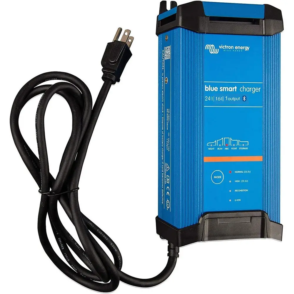 Victron Blue Smart Ip22 24Vdc 16A 1 Bank 120V Charger - Dry Mount [Bpc241647102] 1