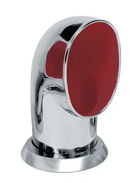 Vetus Cowl Ventilator Tom, 100 Mm, Ss 316, Red Interior Part Tom316r 1