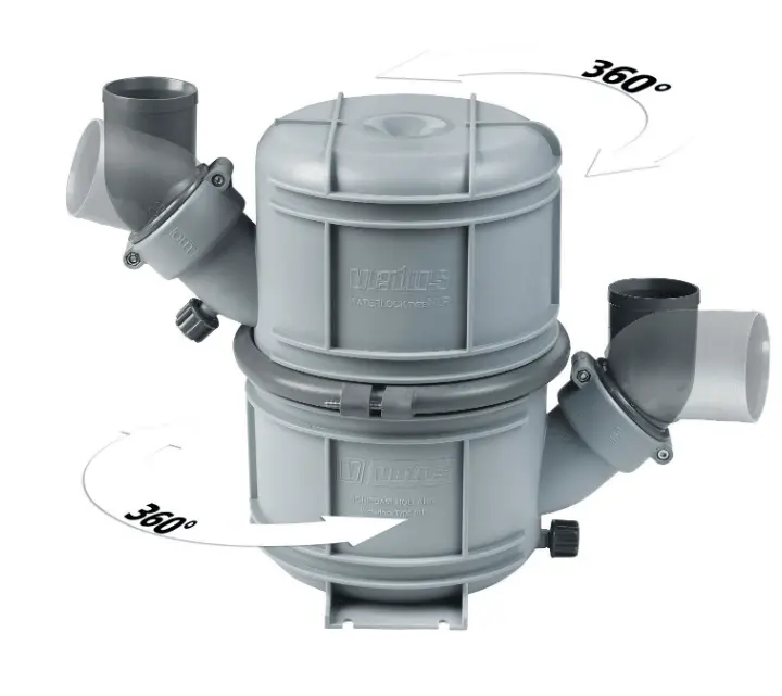 Vetus Dual Stage Waterlock With Hose Connections 10 Liters 60Mm, 76Mm, 90Mm 1