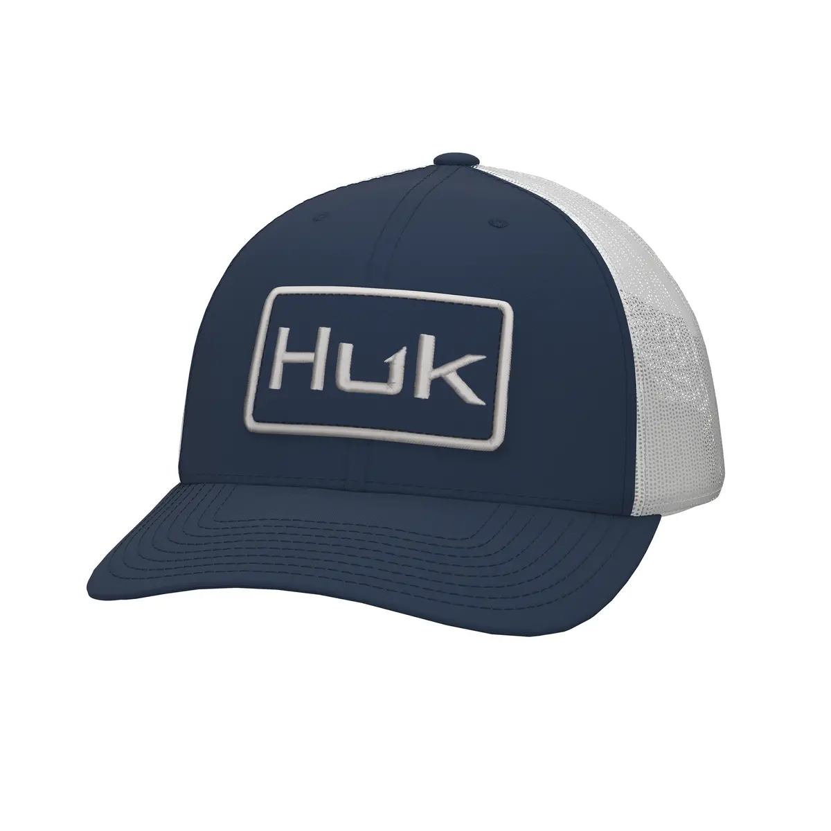 Huk Logo Trucker Cap Navy Blue H3000359 1