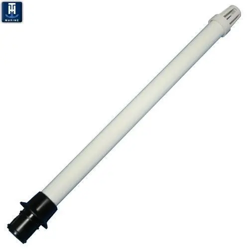 T-H Marine 12" Push-In Livewell Overflow Drain Tube 1-1/8" W/ Screen Odt-1-Dp 1