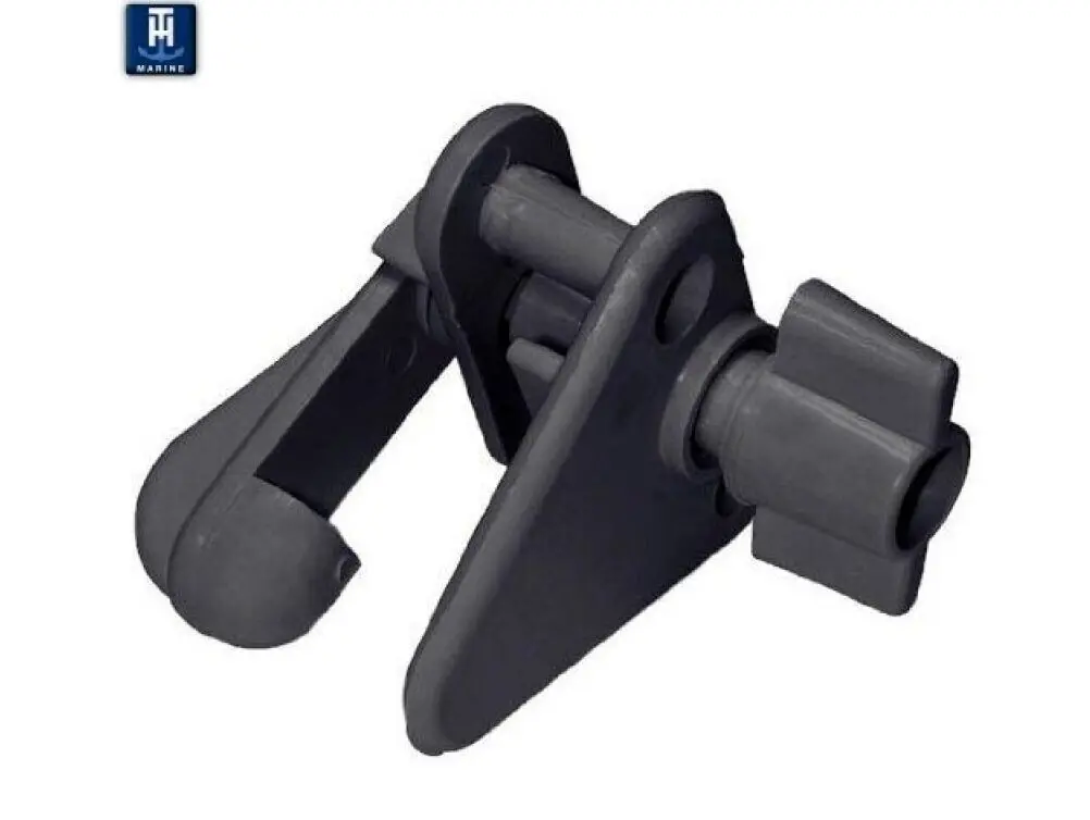 T-H Marine Pontoon Gate Latch Black Gl-1 1