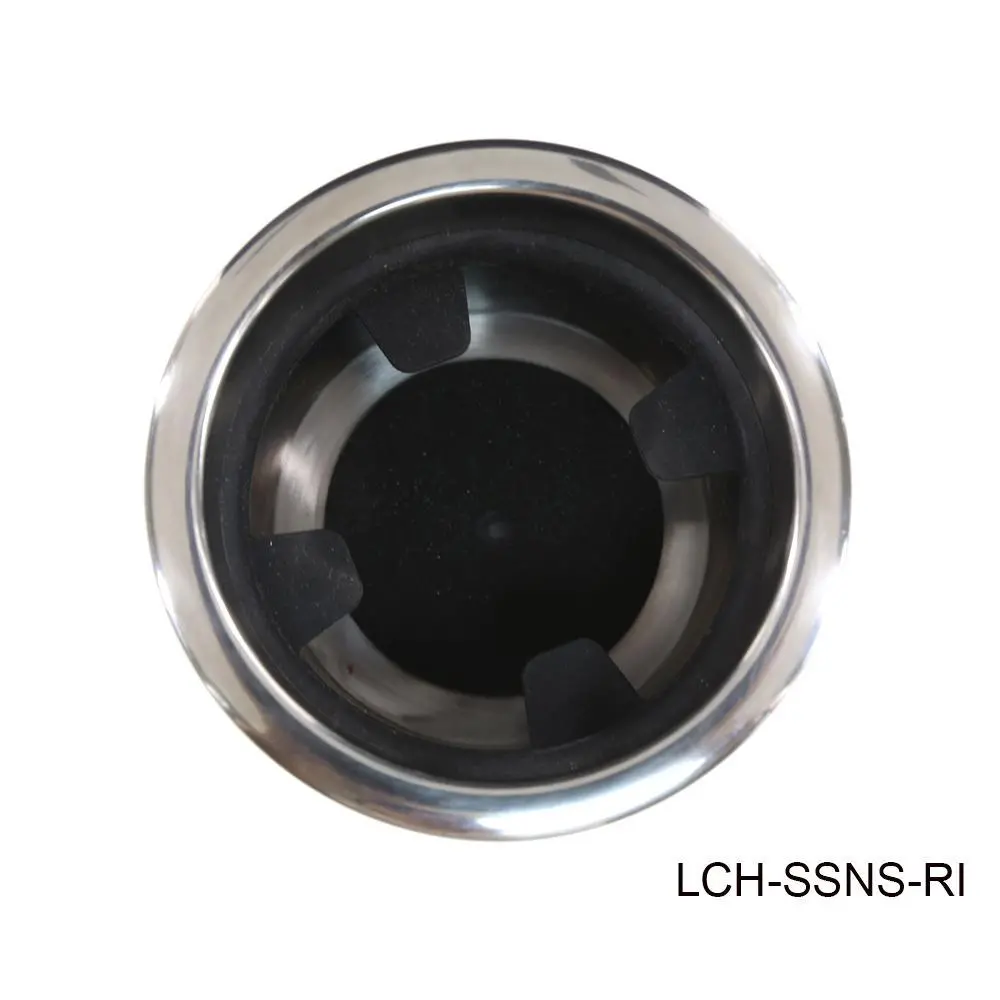 T-H Marine Stainless Steel No Step Cup Holder With Rubber Insert Lch-Ssns-Ri-Dp 1